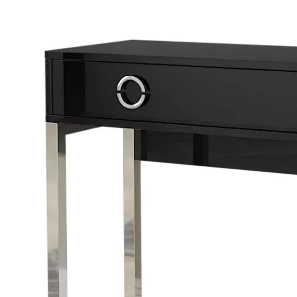 Design Schreibtisch In Schwarz Hochglanz – Mercy 5