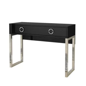 Design Schreibtisch In Schwarz Hochglanz – Mercy 9