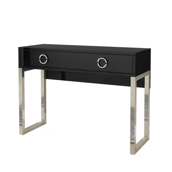 Design Schreibtisch In Schwarz Hochglanz – Mercy 3