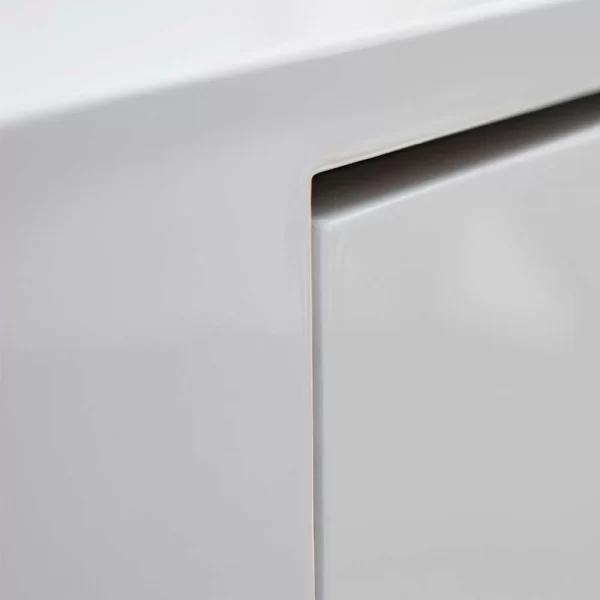 Design Schreibtisch In Weiß Hochglanz – Galiana 7