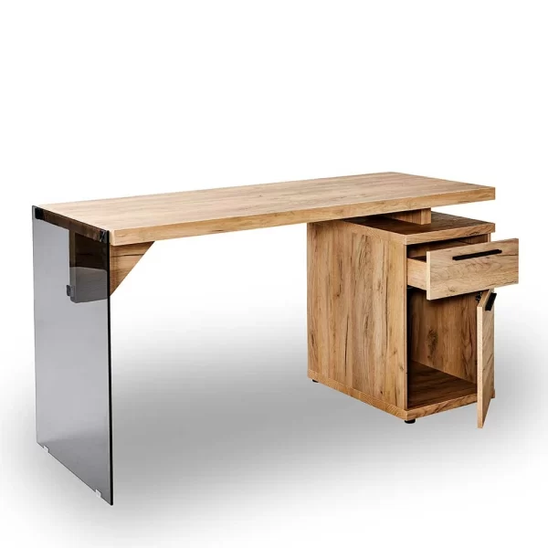 Designer Schreibtisch In Furnier Eiche – Madrida 4