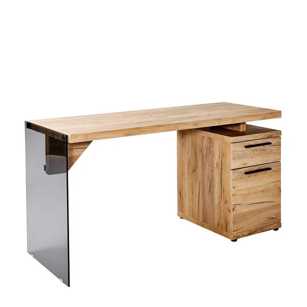 Designer Schreibtisch In Furnier Eiche – Madrida 3