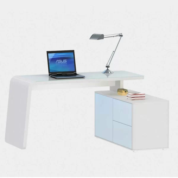 Designschreibtisch Owiconta In Weiß 1