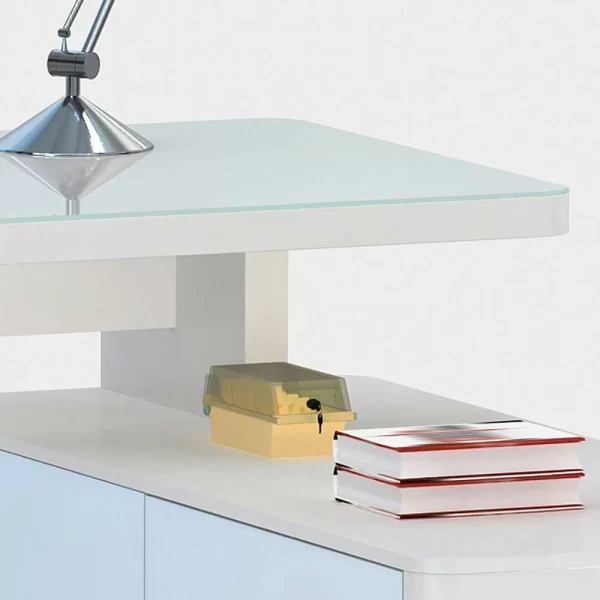 Designschreibtisch Owiconta In Weiß 3