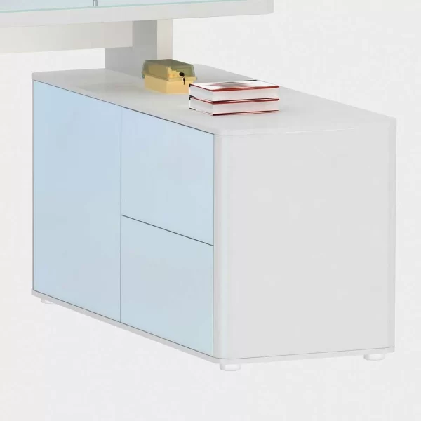 Designschreibtisch Owiconta In Weiß 4