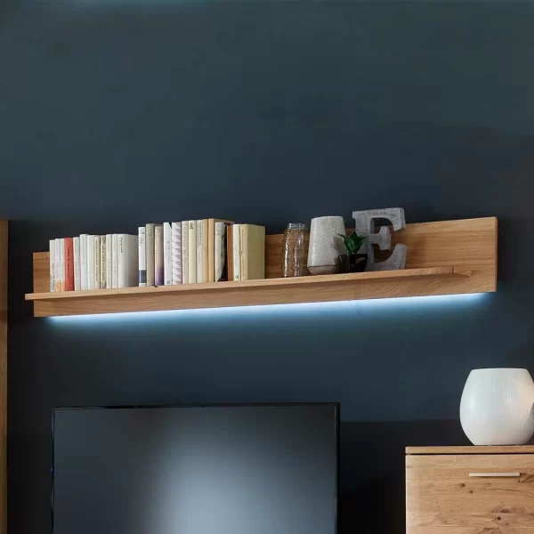 Edles Wandboard In Eiche Bianco – Crokas 1