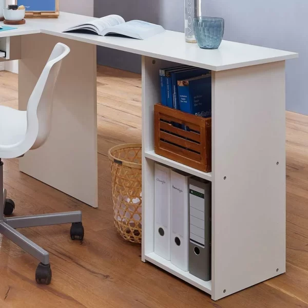 EDV Schreibtisch Mit Regal – Winkelform – Candyon 7