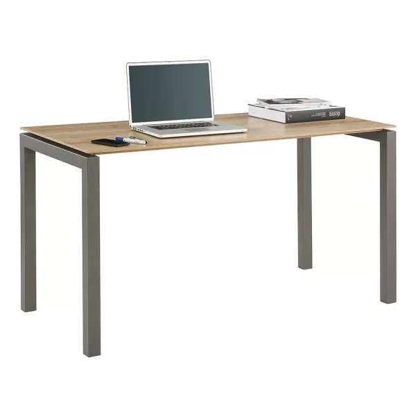 Eleganter Schreibtisch In Eichefarben – Dembley 3