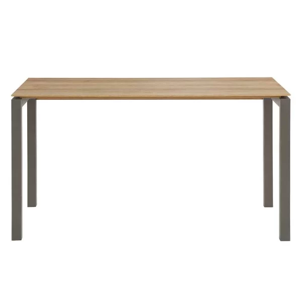 Eleganter Schreibtisch In Eichefarben – Dembley 1
