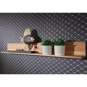 Hängendes Holz Regal Mit Rückwand – Nescavan 10