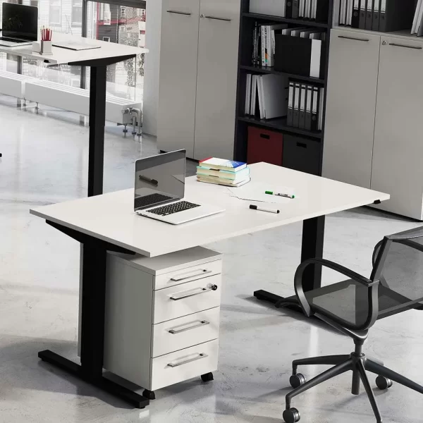 Höhenverstellbarer Schreibtisch Im Set – Ofledio (zweiteilig) 1