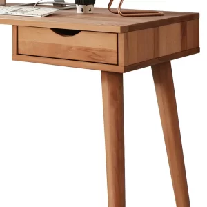 Holz-Schreibtisch Aus Kernbuche Mit Schublade – Crenados 9