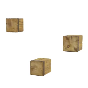 Holzklotz Wandregale Aus Tanne – Vicetto (dreiteilig) 6