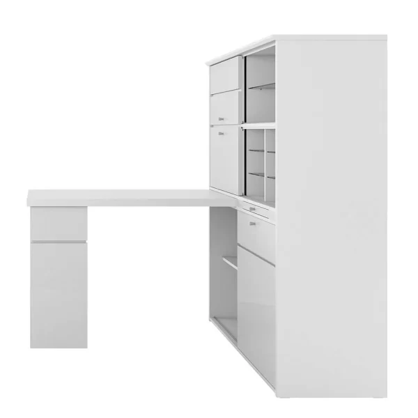 Home Office Arbeitsplatz Möbel In Weiß – Anolta 4