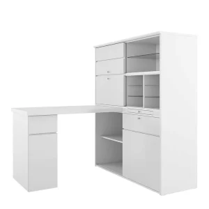 Home Office Arbeitsplatz Möbel In Weiß – Anolta 10