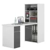 Home Office Minibüro In Grau Hochglanz – Montea 20