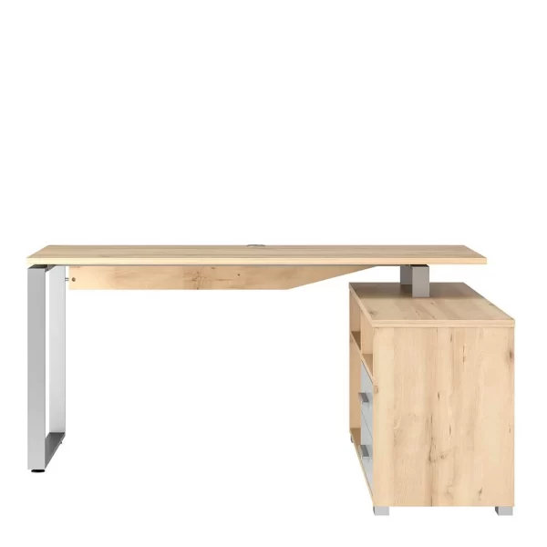 Home Office Schreibtisch Mit Regal – Catcher 5