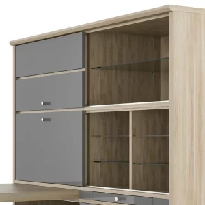 Home Office Schreibtisch & Schrank Regal Kombi – Ubinro 14