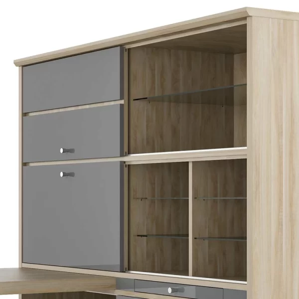 Home Office Schreibtisch & Schrank Regal Kombi – Ubinro 5