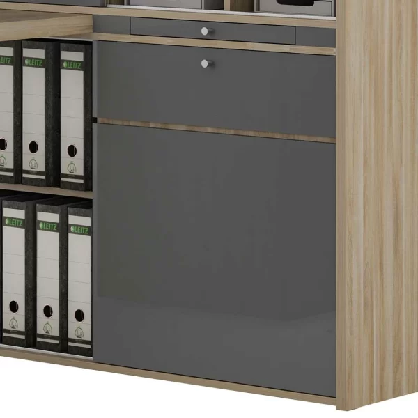 Home Office Schreibtisch & Schrank Regal Kombi – Ubinro 7