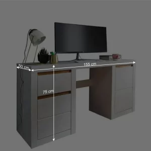 Kiefernholz Schreibtisch Modern – Meuvrun 15