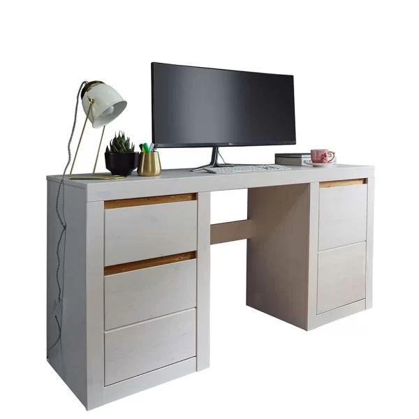 Kiefernholz Schreibtisch Modern – Meuvrun 3
