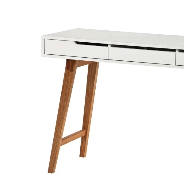 Konsolen Schreibtisch Uxena In Weiß 6