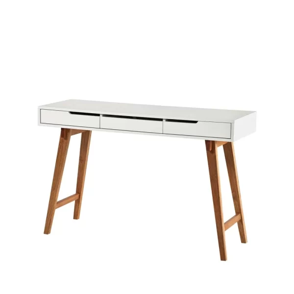Konsolen Schreibtisch Uxena In Weiß 3
