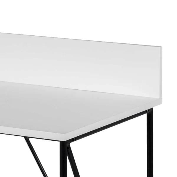 Loft Design Schreibtisch In Schwarz Weiß Plexino 80×48 Cm 5