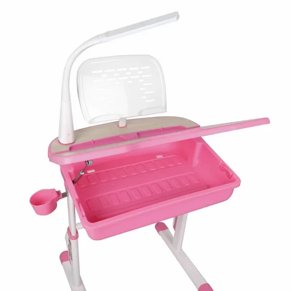 Mädchen Schreibtisch Mit Stuhl Masculino In Rosa Weiß (zweiteilig) 4