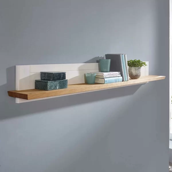 Massives Wandboard Elvelina In Weiß 1