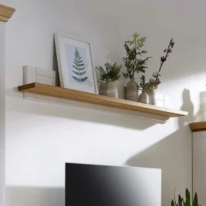 Massives Wandboard Elvelina In Weiß 11