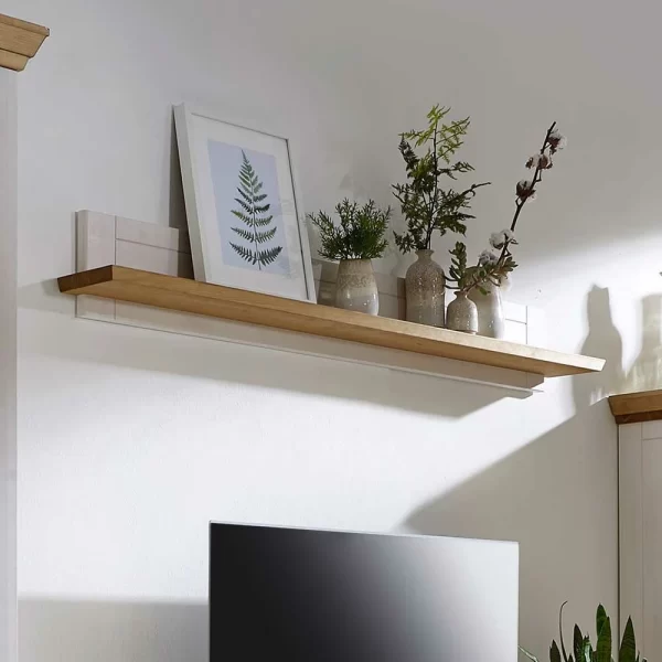 Massives Wandboard Elvelina In Weiß 4