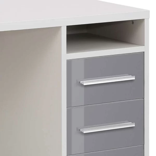Moderner Büro-Schreibtisch In Grau – Tederana 6