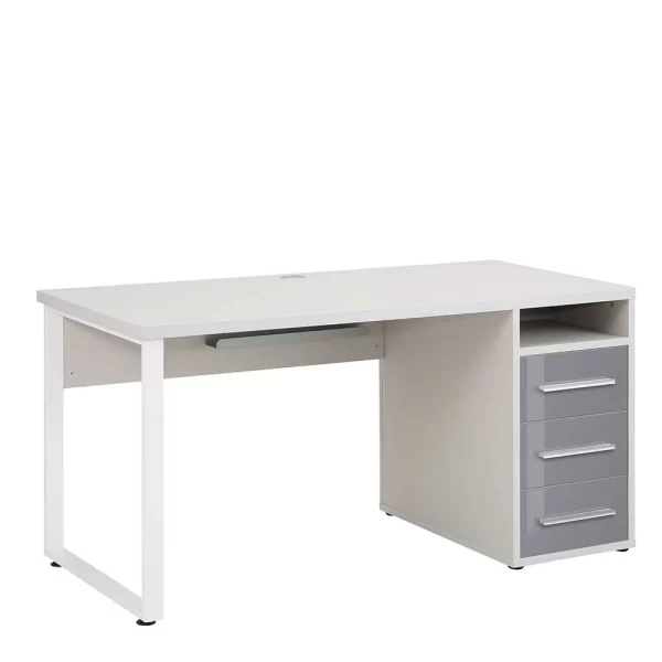 Moderner Büro-Schreibtisch In Grau – Tederana 3