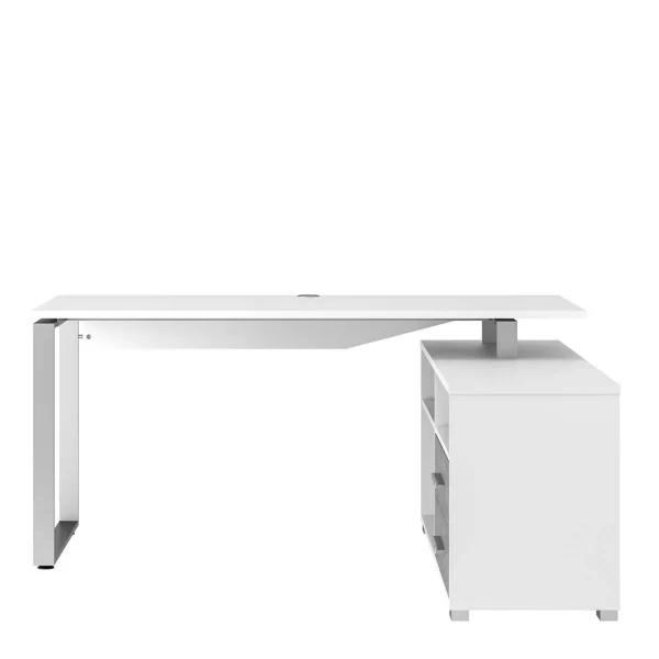 Moderner Computertisch Mit Seitenregal – Fleetwood 5