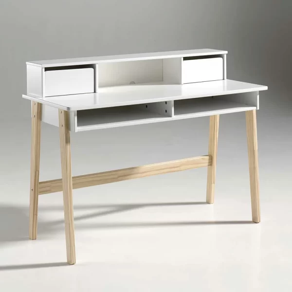 Moderner Design Schreibtisch Inkl Aufsatz – Mauricia 1