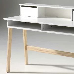 Moderner Design Schreibtisch Inkl Aufsatz – Mauricia 9