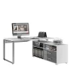 Moderner Schreibtisch Mit Seitlichem Regal – Ashger 17