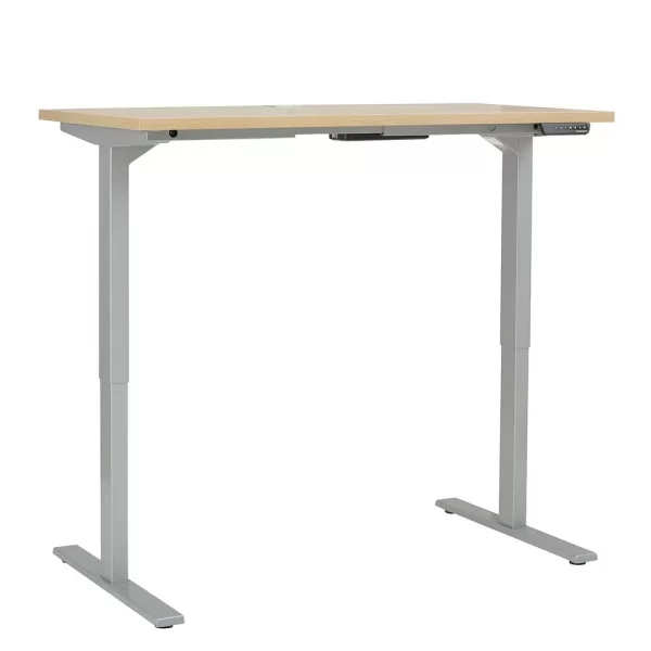 Moderner Schreibtisch Mit T Gestell In Grau – Dievus 5