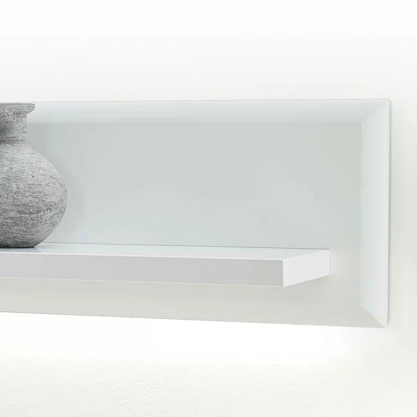 Modernes Wohnraum Hängeboard In Weiß – Hazime 4