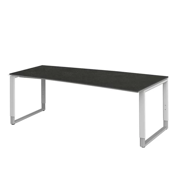 Office Schreibtisch Gropada In Grau Silber 1