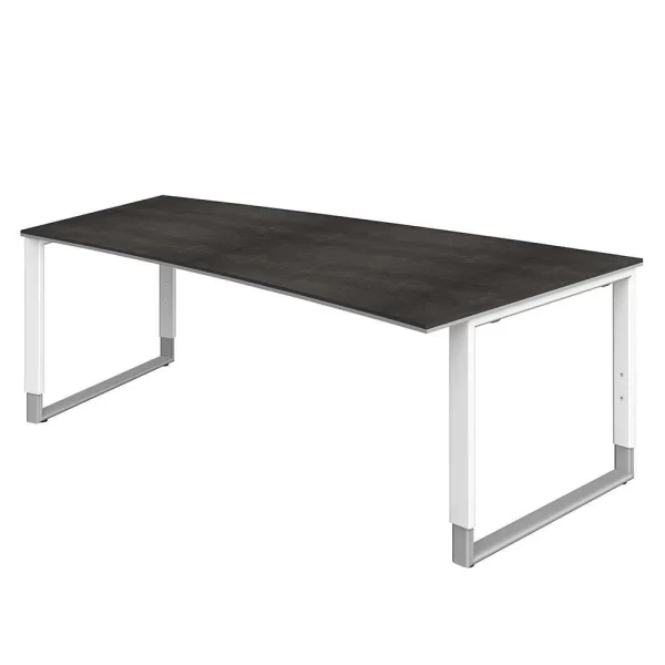 Office Schreibtisch Gropada In Grau Silber 3