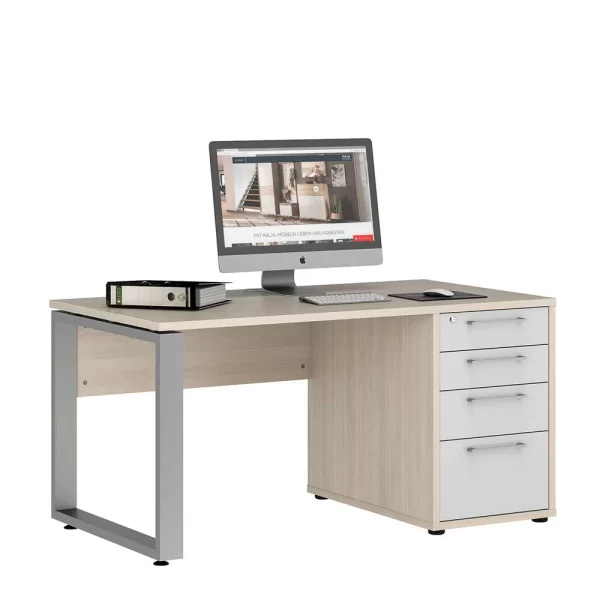 Office Schreibtisch Mit Vier Schubladen – Sojette 1