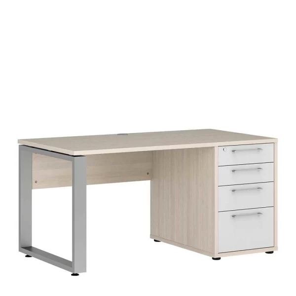 Office Schreibtisch Mit Vier Schubladen – Sojette 3