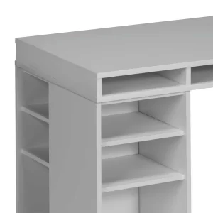 PC Bürotisch Panareaz In Grau Weiß 12