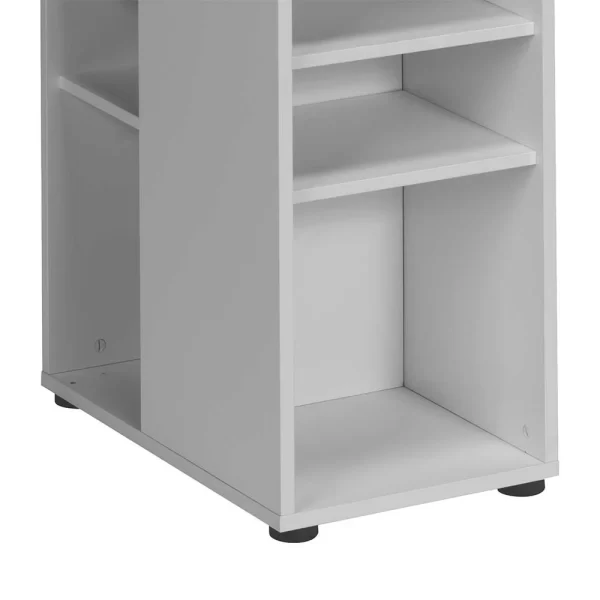 PC Bürotisch Panareaz In Grau Weiß 5