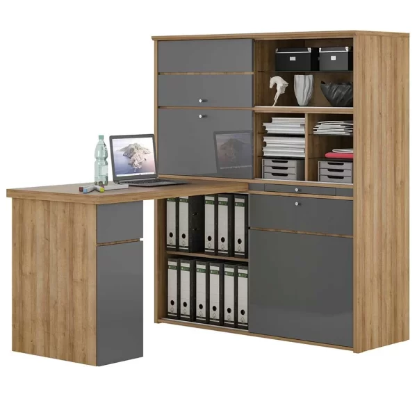 Platzsparendes Mini Office Modern – Vogdana 1
