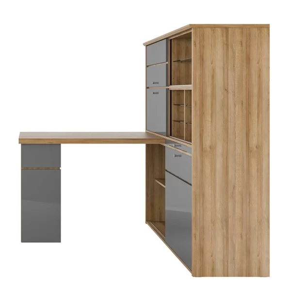 Platzsparendes Mini Office Modern – Vogdana 4