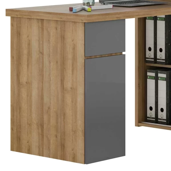 Platzsparendes Mini Office Modern – Vogdana 6